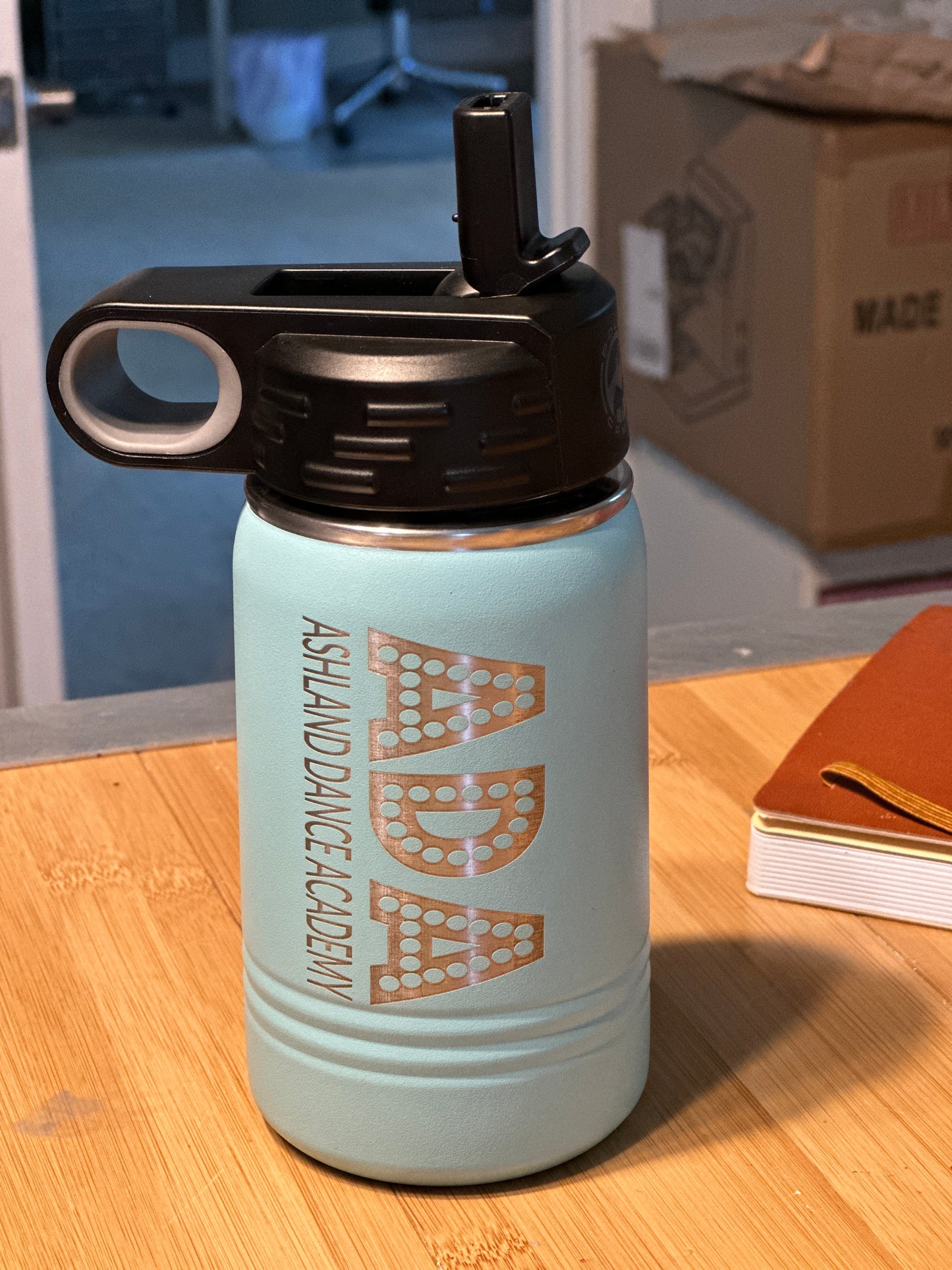 Ashland Dance Academy Stainless Drinking Bottle in Teal