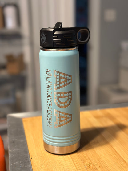 Ashland Dance Academy Stainless Drinking Bottle in Teal